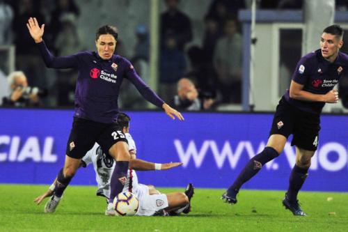 ACF FIORENTINA VS CAGLIARI Chiesa Milenkovic